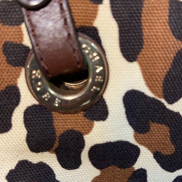 Michael Kors Leopard Canvas Style Bags Rare Style - Picture 3 of 4